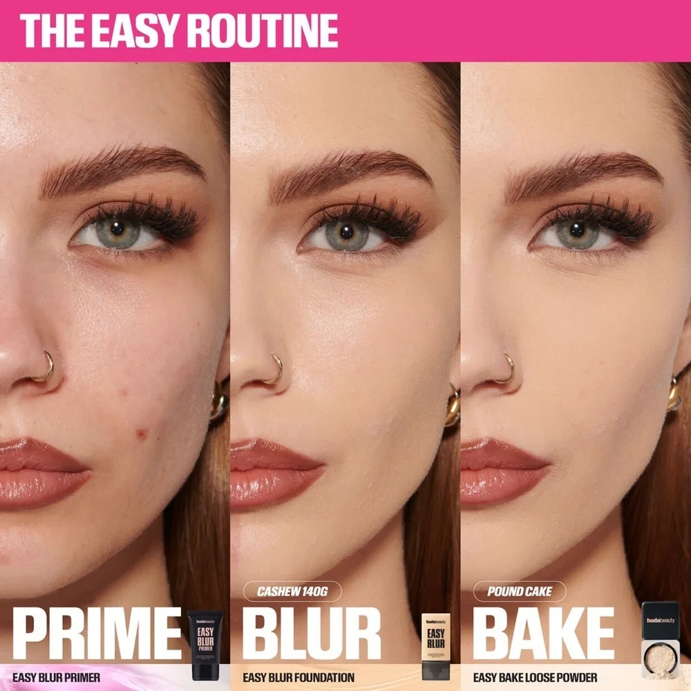 ✨ HUDA BEAUTY Easy Bake Loose Setting Powder – Creamy Beige | Brand New in Box ✨